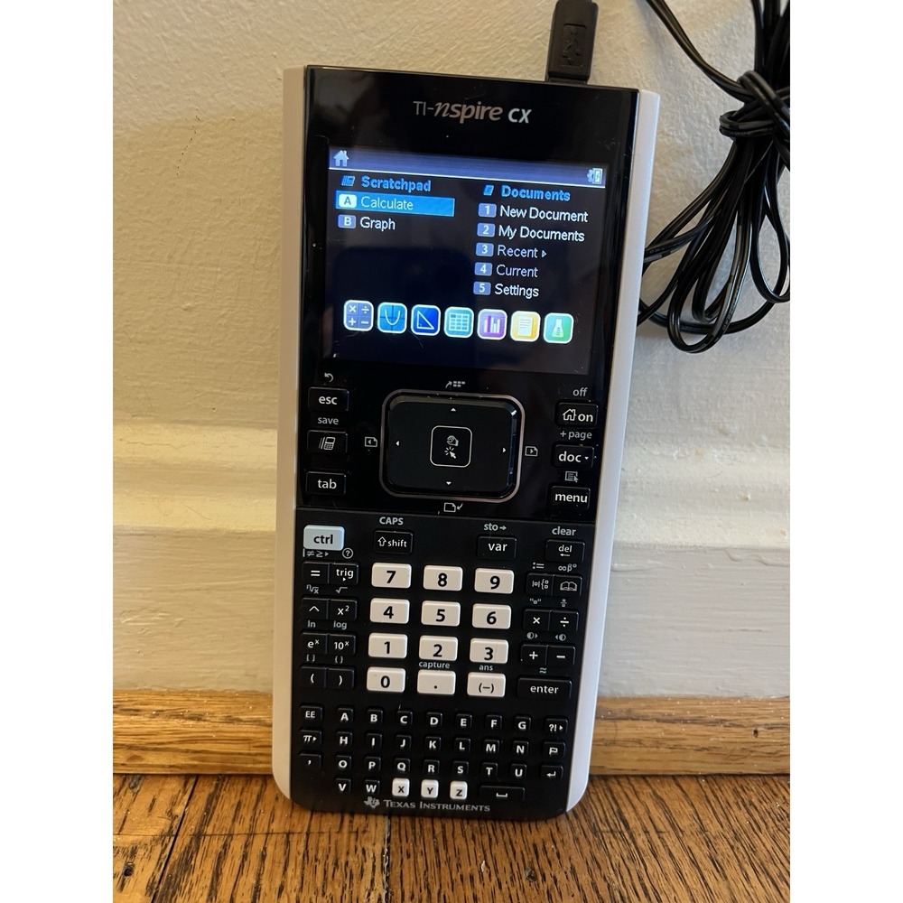Texas Instruments‎ TI Nspire CX Color Graphing Calculator w Cover & Cord - Picture 5 of 5